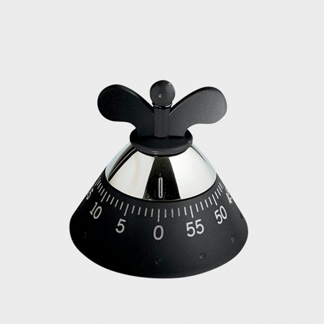Alessi kökstimer svart, termoplast- A09 B
