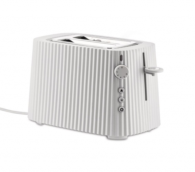 Plissé, brödrost, vit, Alessi- MDL08 W