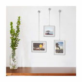 Umbra Set om 3 fotoramar Fotochain nickel, silver 311335-410 Umbra Set om 3 fotoramar Fotochain nickel, silver 311335-410