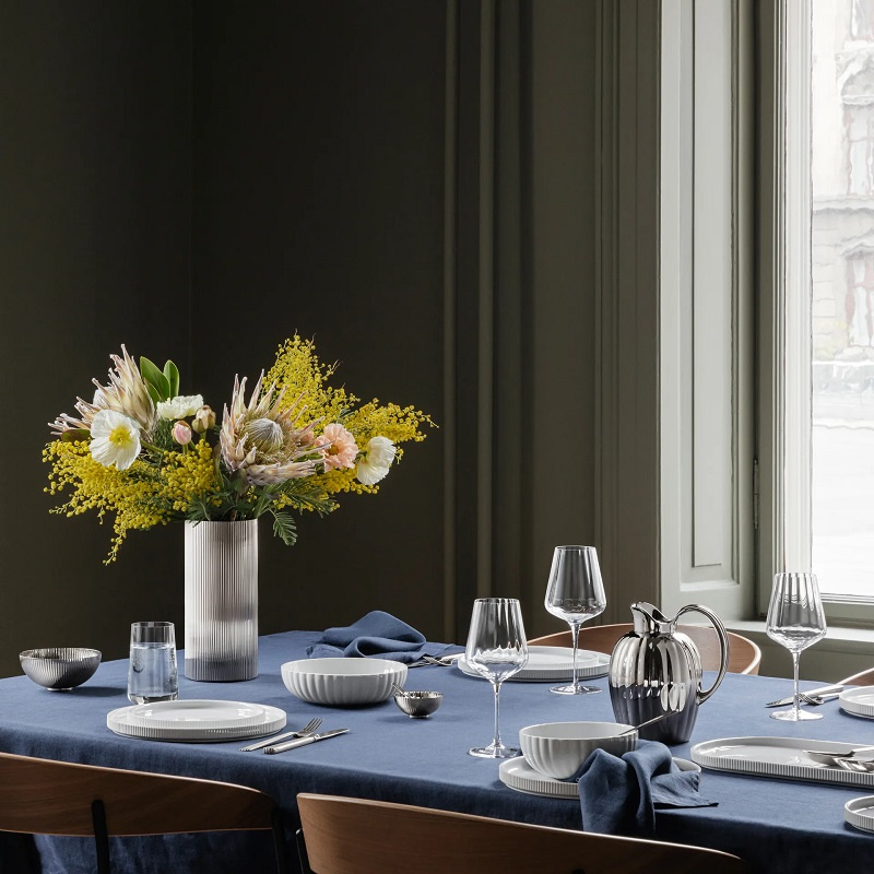 Bernadotte vitvinsglas, 6 st, Georg Jensen-10019229