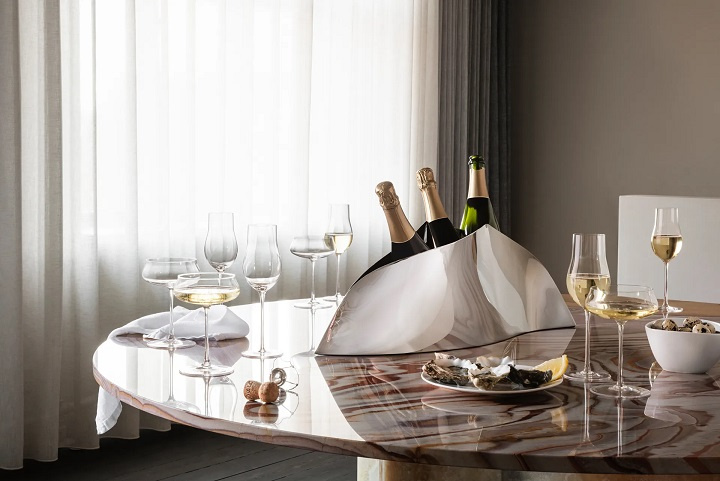 Georg Jensen Bernadotte Champagneflöjt, 6 stycken - 10019698