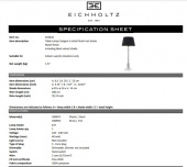 Bordslamp Cologne S, Eichholtz- 101644 Bordslamp Cologne S, Eichholtz- 101644