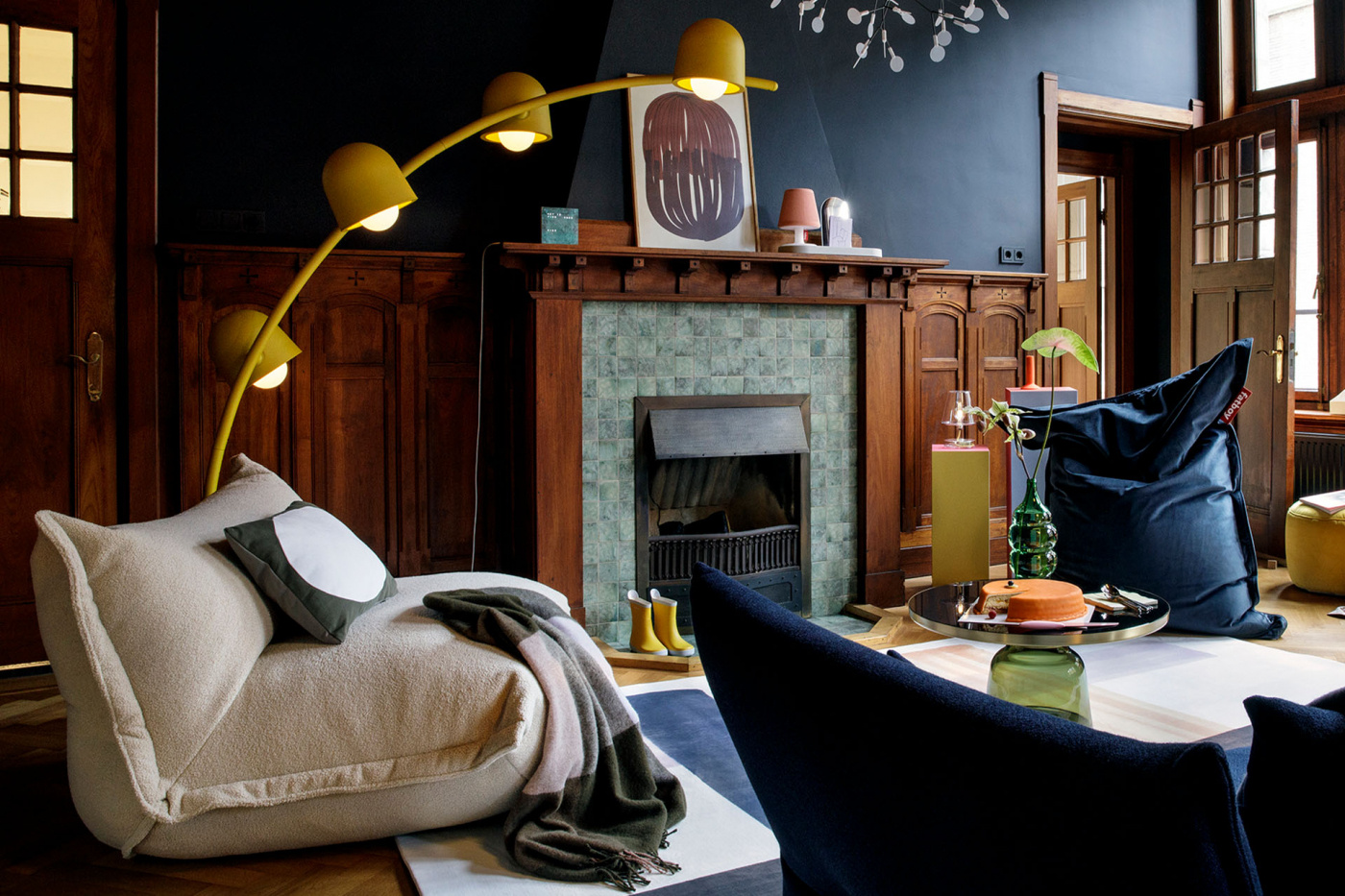 Bonbaron sherpa ecru fåtölj, Fatboy - 104941