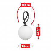 Bolleke antracitlampor, Fatboy 105461 Bolleke antracitlampor, Fatboy 105461