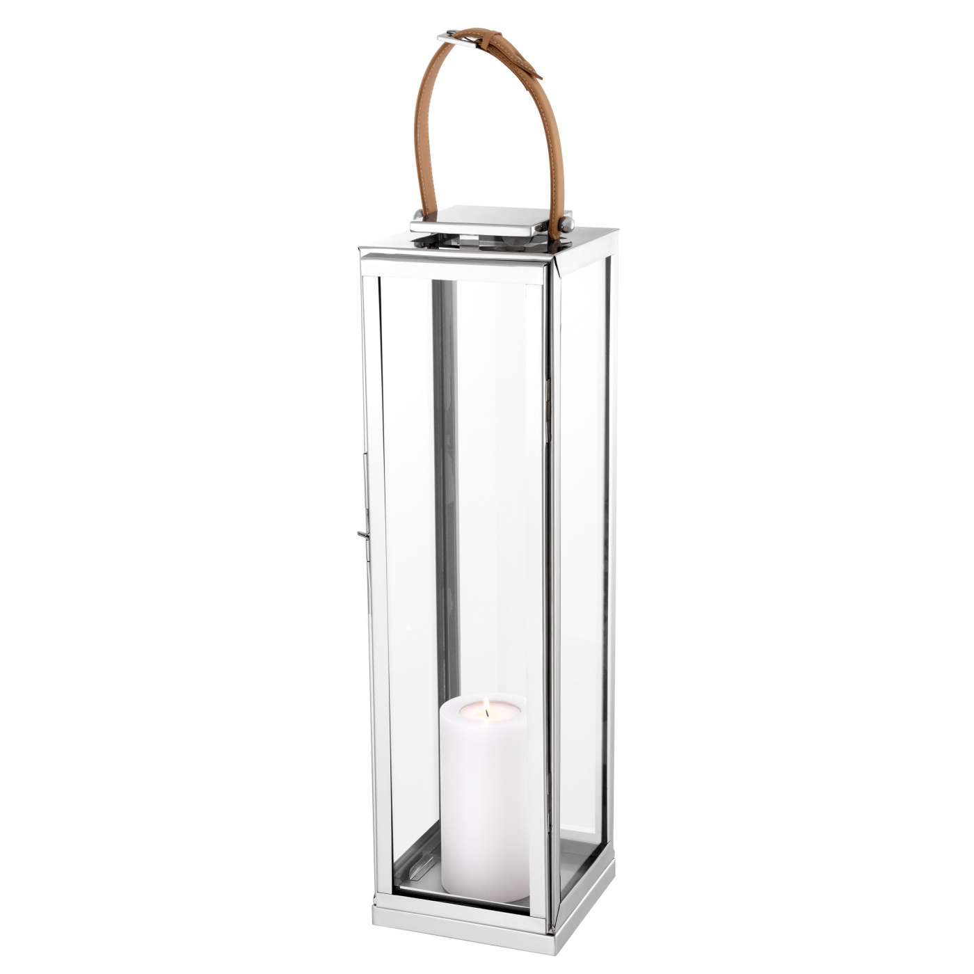 Georgian lykta nickel XL 106585 Eichholtz