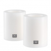Set med 2 artificial ljushållare 10x12 cm-106945 Set med 2 artificial ljushållare 10x12 cm-106945