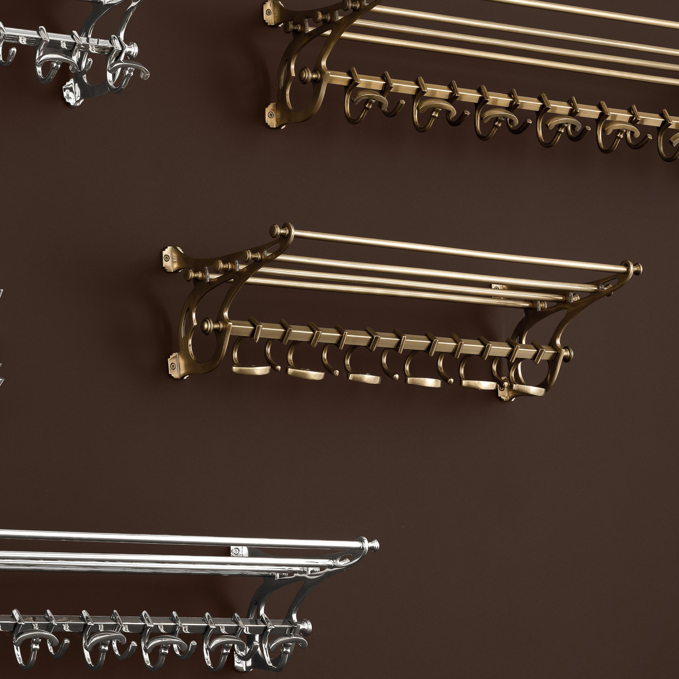 Hatthylla Hudson mässing 70cm Eichholtz