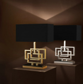 Bordslampa Windolf nickel, Eichholtz-109625 Bordslampa Windolf nickel, Eichholtz-109625