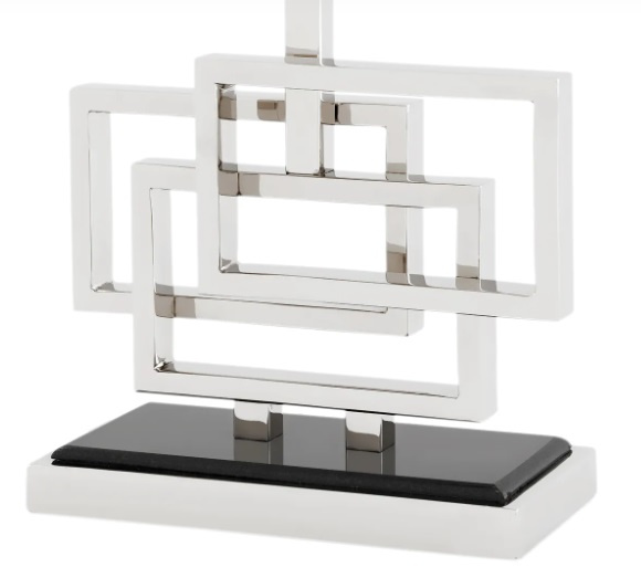 Bordslampa Windolf nickel, Eichholtz-109625