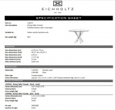 Matbord Triumph, polerat rostfritt stål, Eichholtz-110376 Matbord Triumph, polerat rostfritt stål, Eichholtz-110376