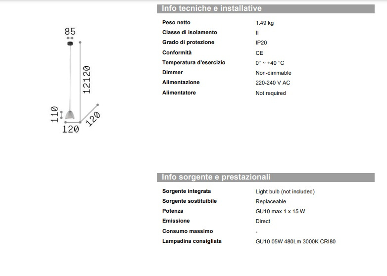 Suspensionslampor Oil 4 SP1, Ideal Lux-110462