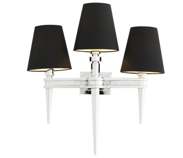 Vägglampan Waterloo Triple nickel, Eichholtz-110988