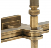 Vägglampan Waterloo Triple vintage mässingsfinish-110990 Vägglampan Waterloo Triple vintage mässingsfinish-110990