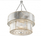 Kristallkrona Infinity Double med nickel finish-111000 Kristallkrona Infinity Double med nickel finish-111000