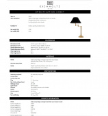 Bordslampa Regis, Eichholtz Bordslampa Regis, Eichholtz