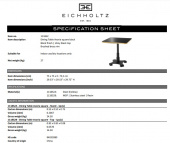 Matbord Avoria Square, svart, Eichholtz- 111852 Matbord Avoria Square, svart, Eichholtz- 111852