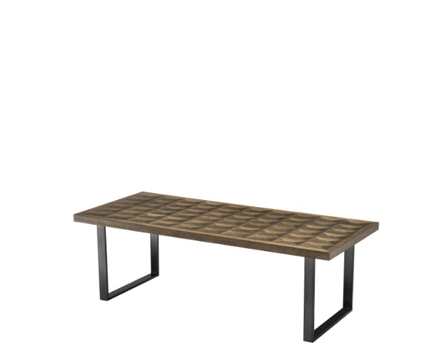 Matbord Gregorio, 230 cm, ekfanér, Eichholtz- 112004