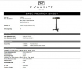 Barbord Avoria, svart, Eichholtz- 112084 Barbord Avoria, svart, Eichholtz- 112084