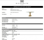 Matbord Bonheur, guldfinish, Eichholtz- 112128 Matbord Bonheur, guldfinish, Eichholtz- 112128