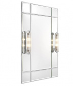Beaumont-spegel med en ram i nickel-finish-112174 Beaumont-spegel med en ram i nickel-finish-112174