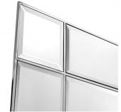 Beaumont-spegel med en ram i nickel-finish-112174 Beaumont-spegel med en ram i nickel-finish-112174