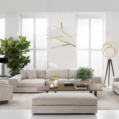 Lounge modulsoffa Vista Grande, Clarck sand, Eichholtz- 112274 Lounge modulsoffa Vista Grande, Clarck sand, Eichholtz- 112274