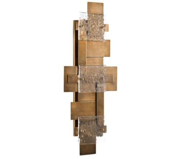 Langham vägglampa vintage mässingsfinish-113134