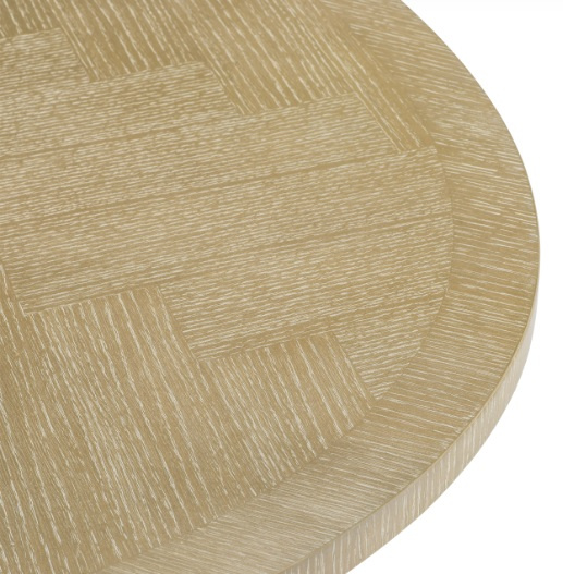 Matbord Melchior, ovalt, med ekfanér,borstad mässingsfinish, Eichholtz- 113271