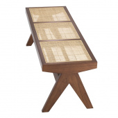 Bänk Arnaud, brun, rottingkäpp, Eichholtz- 113480 Bänk Arnaud, brun, rottingkäpp, Eichholtz- 113480