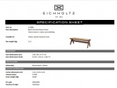 Bänk Arnaud, brun, rottingkäpp, Eichholtz- 113480 Bänk Arnaud, brun, rottingkäpp, Eichholtz- 113480