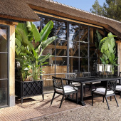 Utomhus planteringskruka Ocean Club, svart, Eichholtz, 113647 Utomhus planteringskruka Ocean Club, svart, Eichholtz, 113647