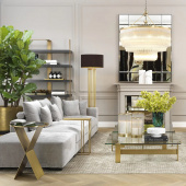 Sidobord Fitch L, mässingsfinish, Eichholtz- 113885 Sidobord Fitch L, mässingsfinish, Eichholtz- 113885