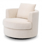 Vridstol Felix, bouclé kräm, Eichholtz- 113960 Vridstol Felix, bouclé kräm, Eichholtz- 113960