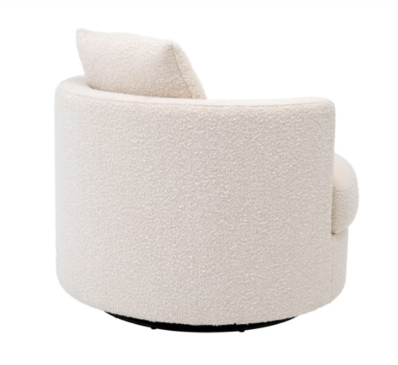 Vridstol Felix, bouclé kräm, Eichholtz- 113960