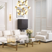 Fåtölj Burbury, Avalon vit, Eichholtz- 114059 Fåtölj Burbury, Avalon vit, Eichholtz- 114059