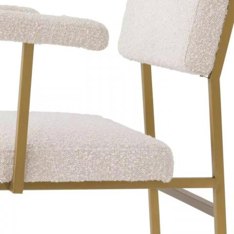 Stol Dunmore bouclé cream, Eichholtz- 114094