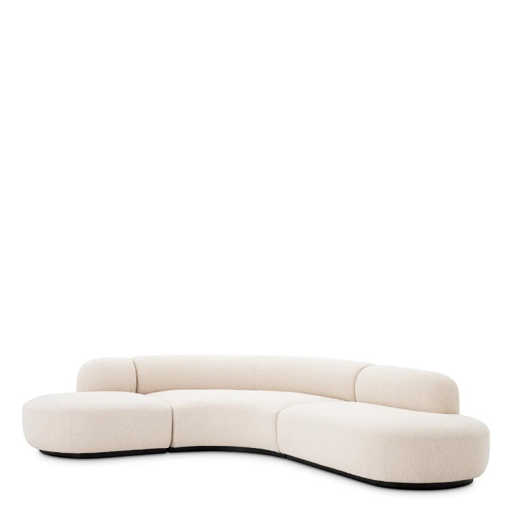 Soffa Björn L, bouclé kräm, Eichholtz- 114289
