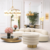 Soffa Björn L, bouclé kräm, Eichholtz- 114289 Soffa Björn L, bouclé kräm, Eichholtz- 114289