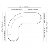 Soffa Björn L, bouclé kräm, Eichholtz- 114289 Soffa Björn L, bouclé kräm, Eichholtz- 114289