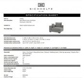 Hörnsoffa Clifford, Clarck grå, Eichholtz- 114342 Hörnsoffa Clifford, Clarck grå, Eichholtz- 114342