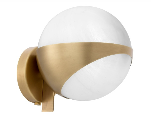 Vägglampa Wilson, antik mässingsfinish, Eichholtz- 114443