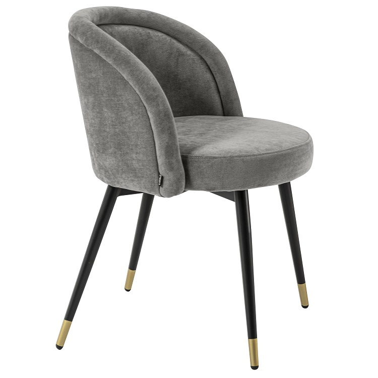 Matstol Chloé set om 2, Clarck grey, Eichholtz- 114528