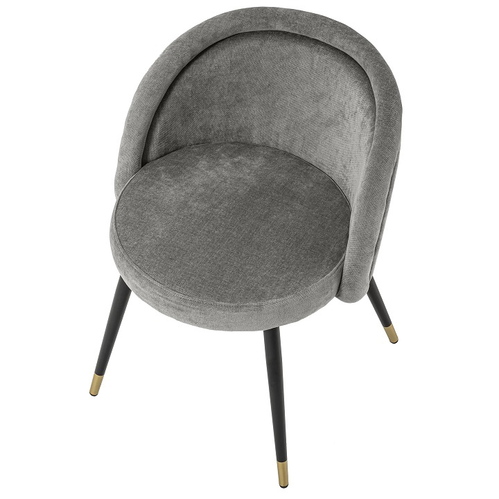 Matstol Chloé set om 2, Clarck grey, Eichholtz- 114528