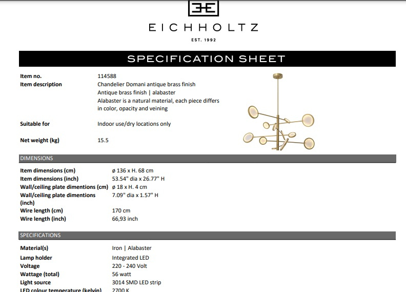 Takkrona Domani Eichholtz-114588