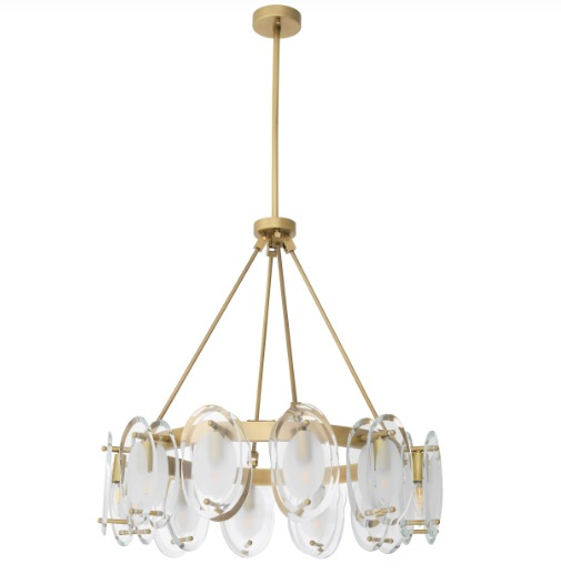 Ljuskrona Sublime, antik mässingsfinish, Eichholtz- 114592