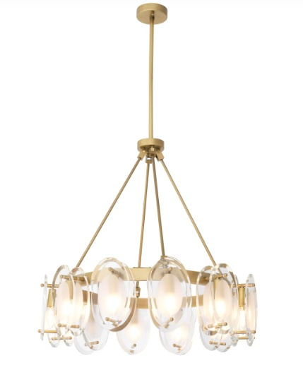 Ljuskrona Sublime, antik mässingsfinish, Eichholtz- 114592