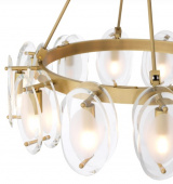 Ljuskrona Sublime, antik mässingsfinish, Eichholtz- 114592 Ljuskrona Sublime, antik mässingsfinish, Eichholtz- 114592