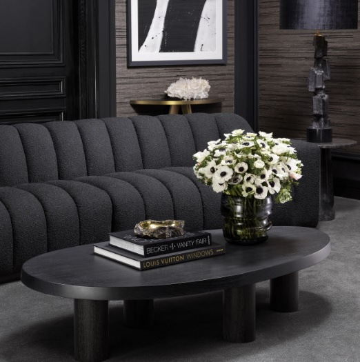 Soffbord Prelude, i kolgrått, Eichholtz- 114639