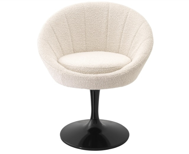 Matstol O'Neill bouclé cream-114953