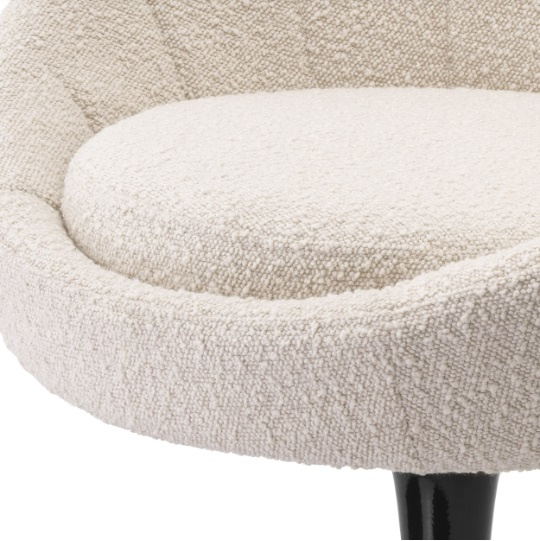Matstol O'Neill bouclé cream-114953